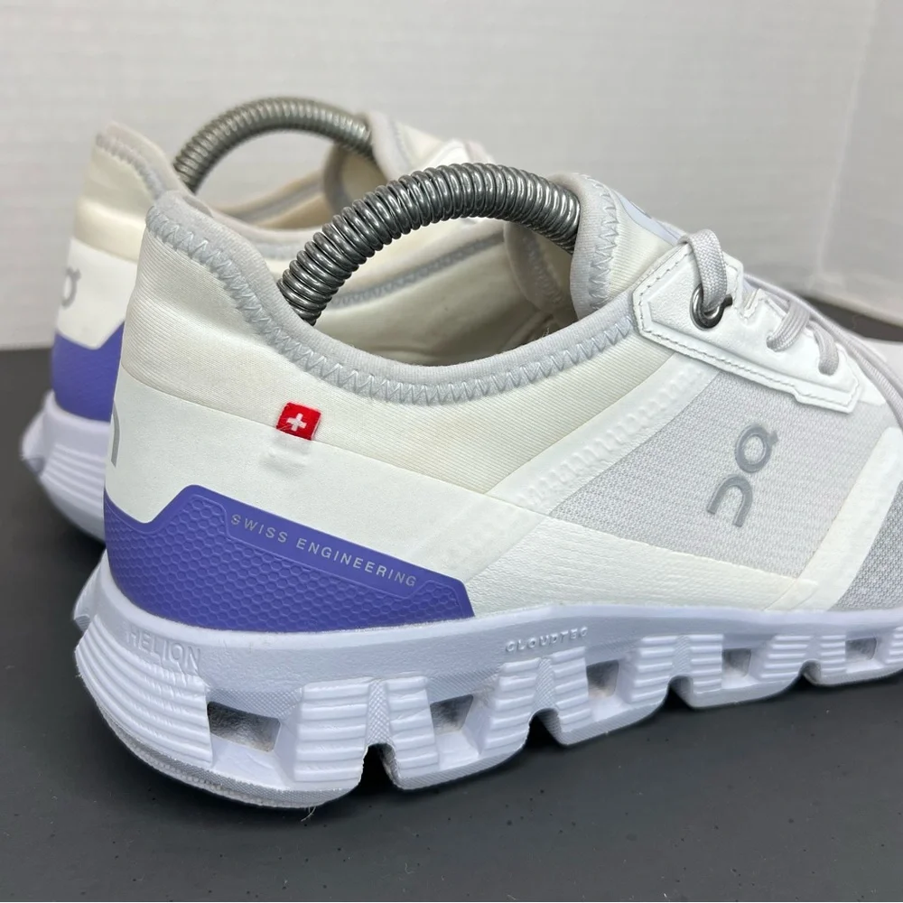 On Cloud X 3AD Womens Sz 9 3WD30301375 Undyed/Nimbus Superb Clean No Box - Picture 7 of 16